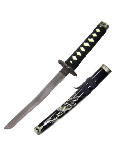 Tanto decorativo Dragón saya negra (54 cm.)