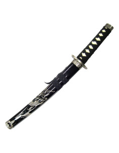 Tanto decorativo Dragón saya negra (54 cm.) 2