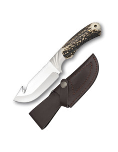 Cuchillo de caza empuñadura mango ciervo