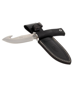 Cuchillo desollador mango de goma