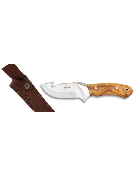 Jagtkniv, skinner type (21,5 cm.)