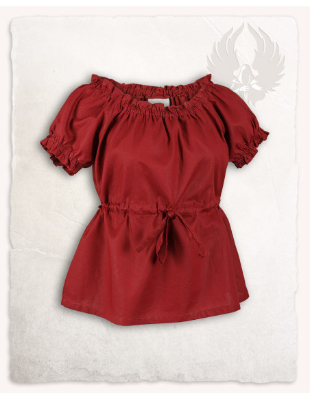 Middelalderbluse lys bomuld model...