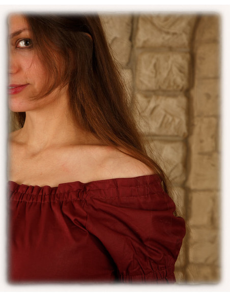 Middeleeuwse blouse licht katoen...