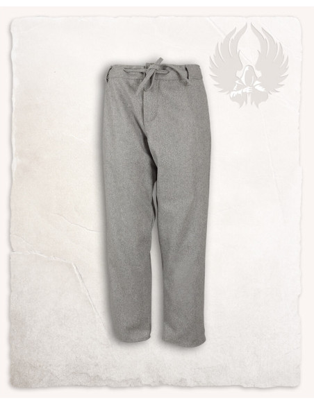 Pantalones Rocco de época en lana gris