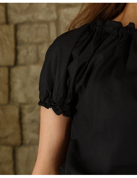 Middeleeuwse blouse licht katoen...