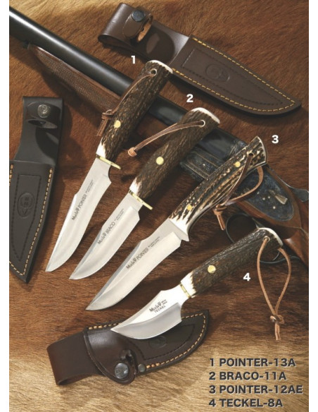 Cuchillos de caza Pointer, Braco, Teckel