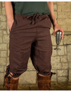 Pantalón vikingo modelo Kilian, color marrón