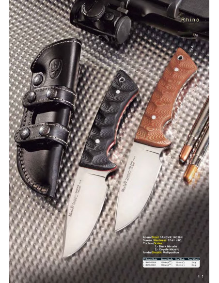 Jagtkniv Rhino Micarta Coyote