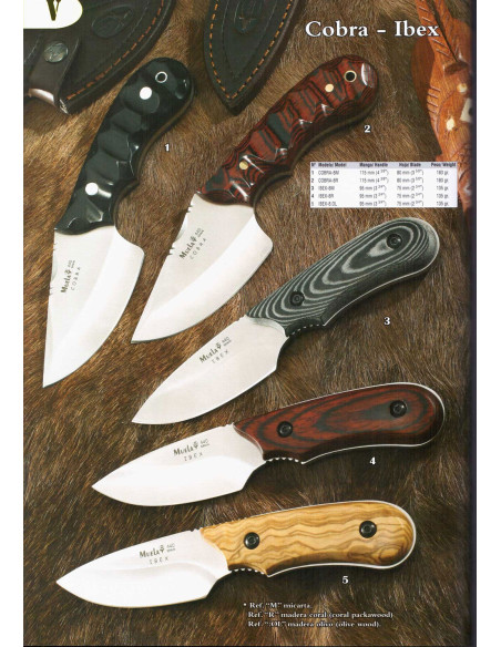 Muela Cobra-Ibex jagtkniv