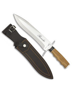 Cuchillo de remate Caza Rececho, mango olivo