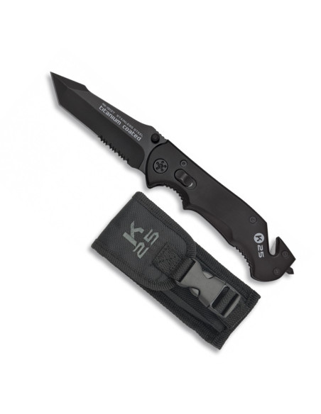 Rettungsmesser, Klinge 9 cm.