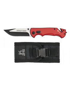 Navaja de seguridad y rescate K25 en rojo
