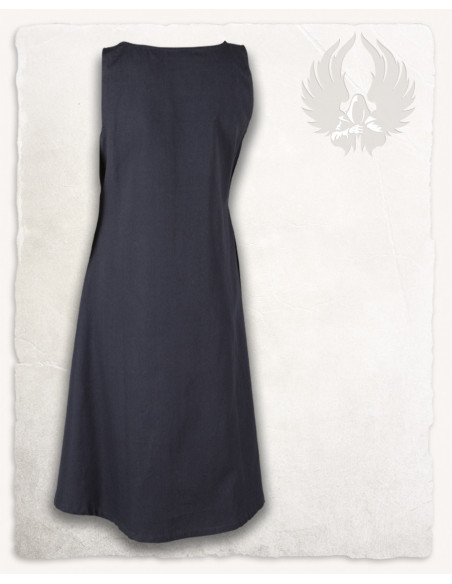 Mouwloos blauw middeleeuws jurkje...