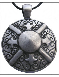 Colgante escudo griego