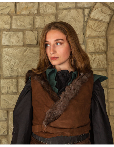 Top medieval mujer con capucha modelo...