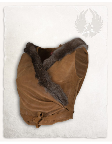 Middeleeuwse damestop met capuchon...