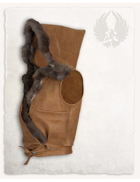 Middeleeuwse damestop met capuchon...