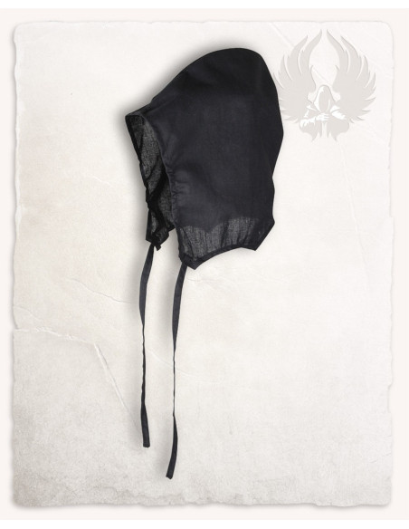 Crespina negra en algodón modelo Jasper