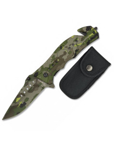 Albainox FOS grøn camo pennekniv