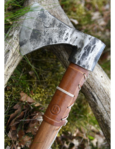 Guarda protectora en cuero para hachas, color marrón 2