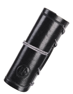 Guarda protectora en cuero para hachas, color negro