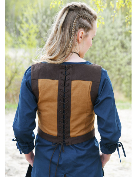 Corpiño medieval modelo Kenna, color...