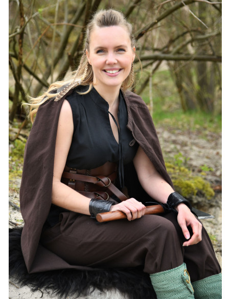 Viking ærmeløs bluse Levke model, sort