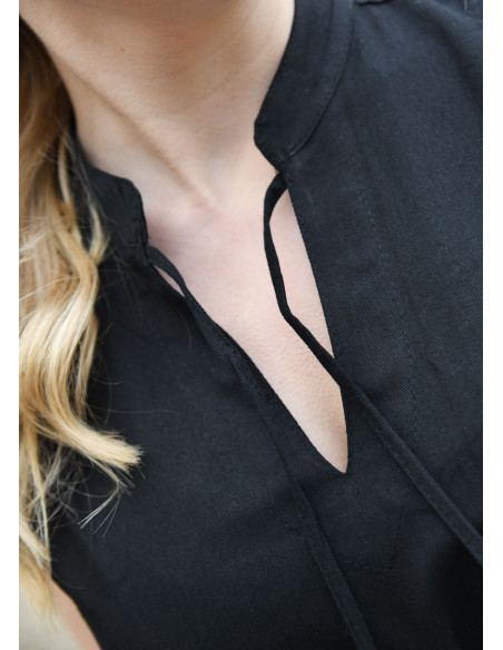 Viking ærmeløs bluse Levke model, sort