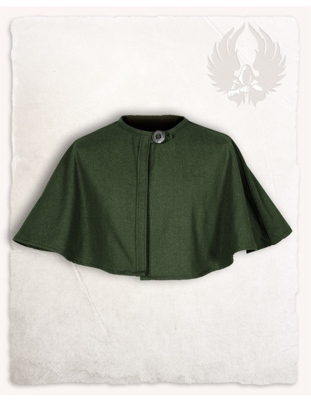 Middeleeuwse canvas cape model Bron,...