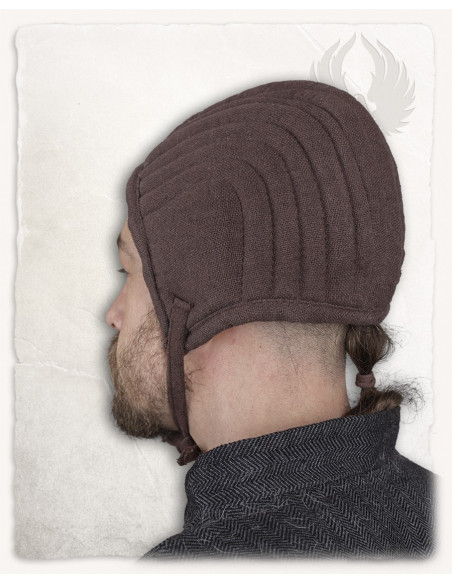 Middeleeuwse gewatteerde crêpe model...