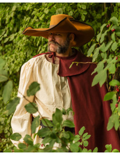 Tilly model musketier cape, bordeaux 2