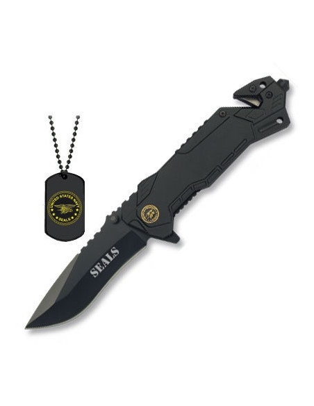 SEALS reddingsmes met plaat