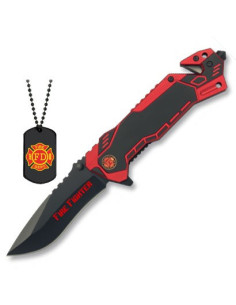 Feuerwehr-Rettungsmesser mit ID-Tag