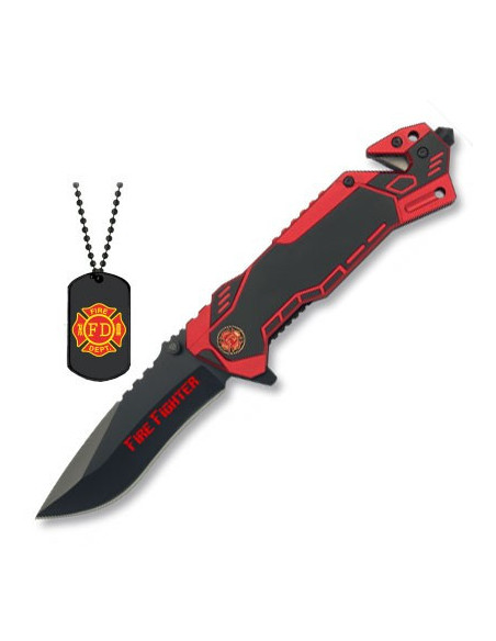 Navaja de rescate Fire Fighter con... Navaja de rescate Fire Fighter con...