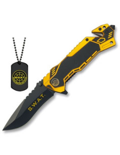 Navaja de rescate S.W.A.T. con chapa