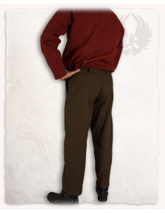 Rocco middeleeuwse broek recht model, bruin 2