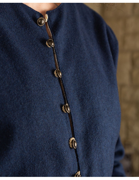 Viking blauwe wollen tuniek model Rafael