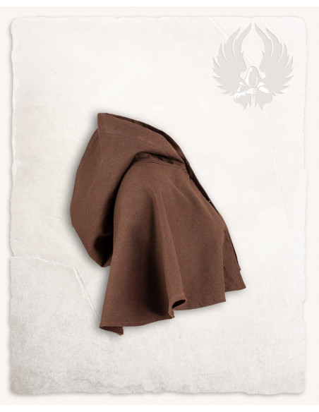 Gugel of Nordic hood model Notker, bruin