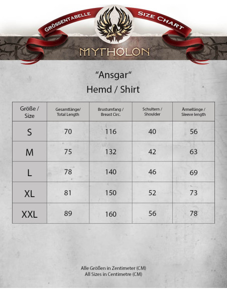 Ansgar model bred piratskjorte, blå...