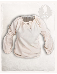 Kara model creme middelalderbluse