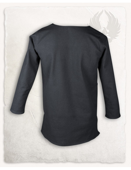 Viking tuniek model Tronde, kleur zwart