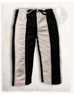 Baumwoll-Caprihose Jack, Schwarz-Creme 2