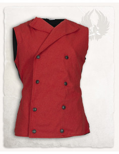 Rood SteamPunk vest model Hamish