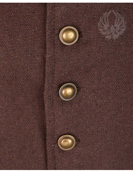 Peary-Piratenjacke aus Baumwolle, braun