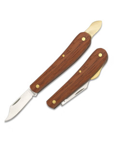 Navaja para injertar.- pua de madera