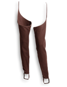 Mittelalterliche Leggings aus brauner Wolle, Modell Wolfram