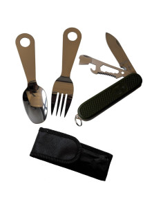 Set Cubiertos para camping