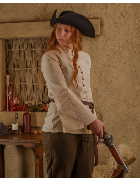 Licht middeleeuws blouse model...