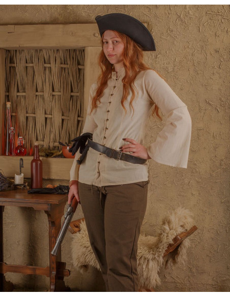 Licht middeleeuws blouse model...