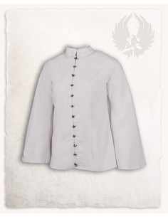 Kassandra model piratbluse, hvid farve